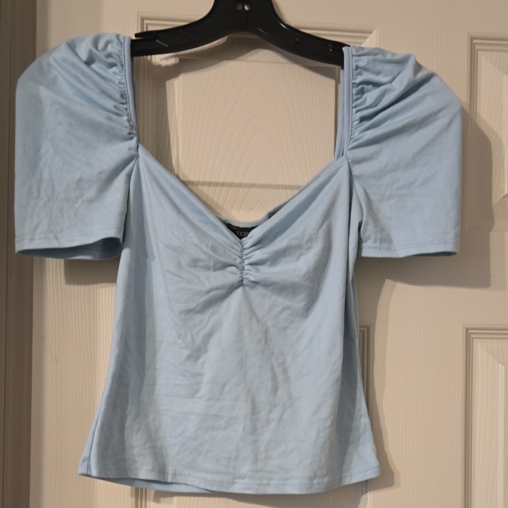 Light Blue Women's Top